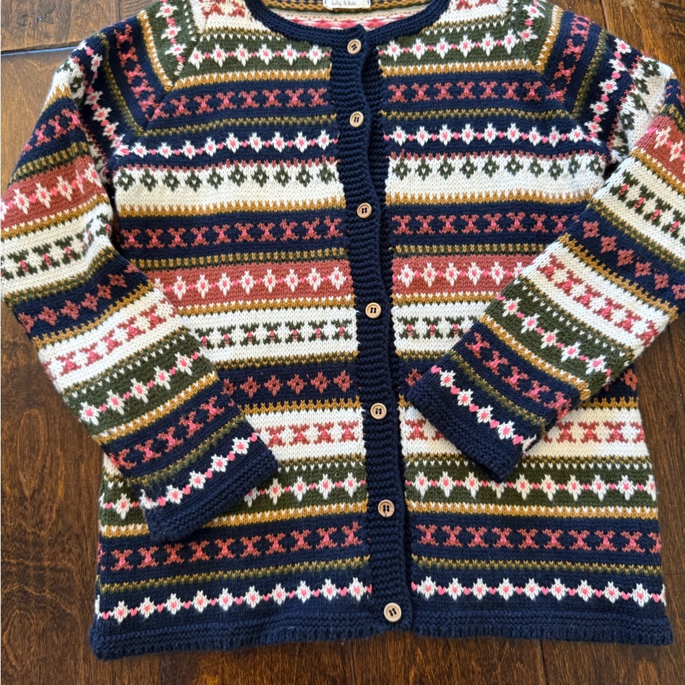 Mi Canesu gender neutral cardigan in EUC
